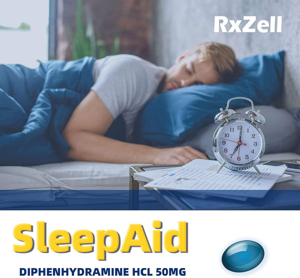 Sleep Aid, Diphenhydramine 50Mg, Easy-To-Swallow Softgels, Supports Deeper Restful Sleeping, Non Habit-Forming (220 Counts)
