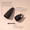 Julep Cosmetic Makeup Pencil Sharpener - Eyeliner, Lip Liner and Eyebrow Pencils - Compact Travel Friendly - Easy to Clean - Universal Sharpener