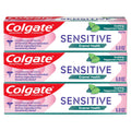Colgate Sensitive Toothpaste with Whitening, Prevent and Repair, 6 Ounce, 3 Pack