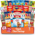 Snack Box Variety Pack (40 Count) Candy Gift Basket - College Student Care Package, Prime Food Arrangement Chips, Cookies, Bar'S - Easter,