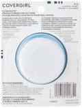 COVERGIRL Clean Matte Pressed Powder, Oil Control Powder, 1 Container, .35 Fl Oz, Face Powder, Oil Free Loose Powder, Matte Finish, Lightweight,