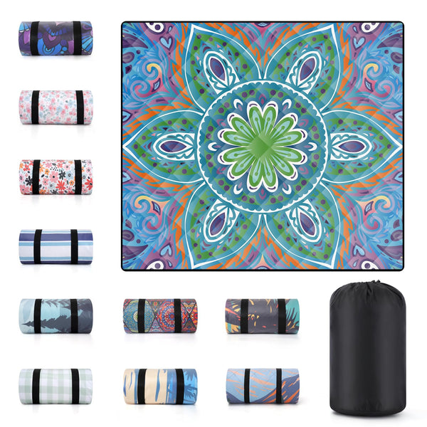 Picnic Blankets 60X80 Outdoor anti Sand Manta De Playa Ultralight Wide Excersing Matts for Home Camp Quilts for Trailers Camping Essentials Fun