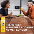Pledge Enhancing Polish, Furniture & Wood Spray, Lemon Scent, 9.7oz (Pack of 3) 9.7 Ounce (Pack of 3)