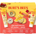 Burt'S Bees Gifts Ideas, Tips and Toes Kit, 6 Travel Size Products - Pomegranate Moisturizing Lip Balm, 2 Hand Creams, Foot Cream, Cuticle Cream,