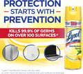 Lysol Disinfectant Spray, Lemon Breeze, 19Oz, Clear