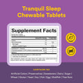 Natural Factors, Stress-Relax Tranquil Sleep Chewable, Supports the Full Sleep Cycle, 120 Count (Pack of 1)