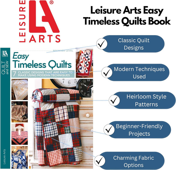 LEISURE ARTS 6653 Easy Timeless Quilts
