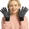 Vigrace Winter Warm Touchscreen Gloves for Men and Women Touch Screen Fleece Lined Knit Anti-Slip Wool Glove