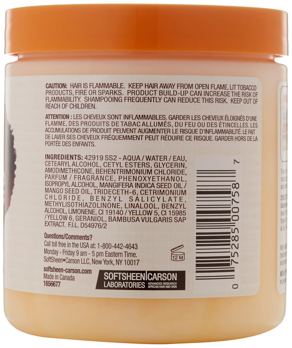 Softsheen-Carson Dark and Lovely Au Naturale Curly Hair Products, Coil Moisturizing Souffle, Mango Oil & Bamboo Milk, Defines and Softens Tight