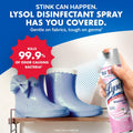 Lysol Disinfectant Spray, Sanitizing and Antibacterial Spray, for Disinfecting and Deodorizing, Early Morning Breeze, 19 Fl Oz (Pack of 2),
