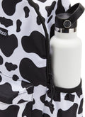 Zodaca Cow Print Mini Backpack for Women, and Girls, Small Shoulder Bag for School, Travel, Day Trips, Concerts, and Festivals, Cow Mini Backpack