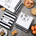 Honoson 4 Count Kitchen Dish Towels Spring Farmhouse Hand Tea Towels Absorbent Quick Dry Dish Cloths Polyester Cleaning Cloth for Summer Home