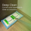 Reusable Mop Pad for Swiffer Sweeper Mop, 12.5'' Microfiber Mop Pad Refill Washable for Hard Floor Baseboard Cleaning, Wet/Dry Cleaning Pad, 6 Pack