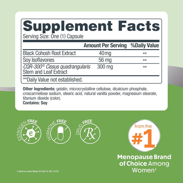 Estroven Weight Management for Menopause Relief - 30 Ct. - Clinically Proven Ingredients Help Manage Weight, Provide Night Sweats & Hot Flash