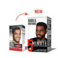 Softsheen-Carson Dark & Natural Hair Color for Men 5 Minutes, Natural Looking Gray Coverage for up to 6 Weeks, Shampoo-In Permanent Hair Dye, Jet