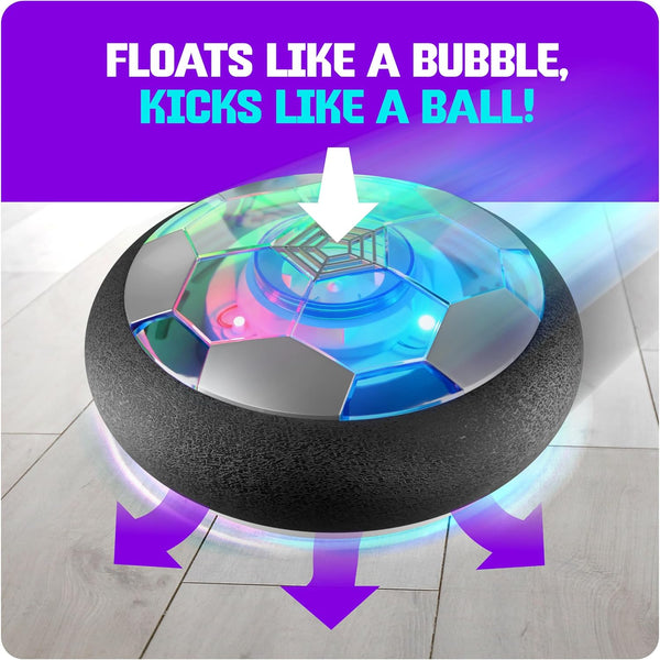 Hover Soccer Ball for Kids - Boy Birthday Gifts - Indoor Toy Games Gift for Boys Age 6, 7, 8, 9, 10, 11, 12 Year Old - Light-Up Toys Game for Kid