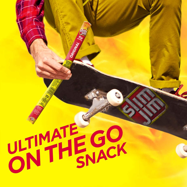 Slim Jim Giant Smoked Meat Sticks, Original Flavor, 6G Protein per Stick, Father'S Day Gift, 0.97 Oz. (24 Count)