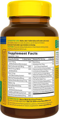 Nature Made Multivitamin Tablets with Iron, Multivitamin for Women and Men for Daily Nutritional Support, 130 Tablets, 130 Day Supply (Packaging