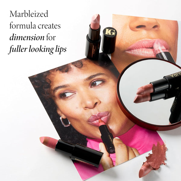 LAURA GELLER NEW YORK Italian Marble Sheer Lipstick - Al Fresco - Hydrating & Lightweight - Vitamin E & Caster Seed Oil - Cream Finish