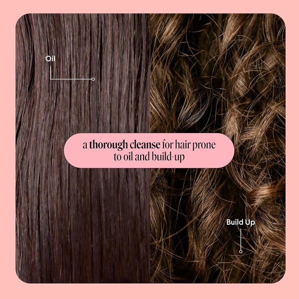 MONDAY HAIRCARE Clarify Shampoo and Conditioner Set 12 Oz for Oily Hair Made with Grapefruit Extract, Coconut Oil, Shea Butter, Vitamin E and