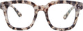 Madison Avenue Blue Light Blocking Glasses Oversized Fashion Blue Light Glasses for Women anti Eyestrain & UV Protection Computer Eyeglasses (Grey