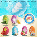 Bath Bombs for Kids with Surprise Inside, 6 Pack Big Kids Bath Bombs Gift Set, Organic Bubble Bath Fizzies with Dinosaur Egg Toys & Dinosaur