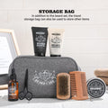 Rinse & Robust Beard Wash, Fathers Day Dad Gift, Beard Conditioner, Beard Oil, Beard Balm Gift Set - Sandalwood Fragrance, Natural, Gluten Free