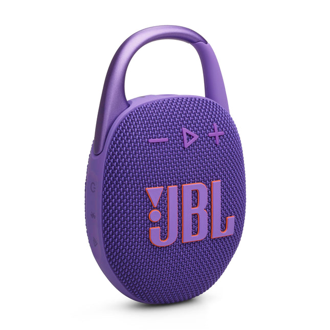 JBL Clip 5 - Ultra-Portable, Waterproof & Dustproof Bluetooth Speaker, Big Pro Sound with Punchy Bass, Integrated Carabi