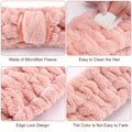 WILLBOND 4 Pack Microfiber Headbands Spa Facial Headbands Makeup Head Bands Elastic Terry Cloth Head Wrap for Women Girls Washing Face Makeup