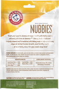 Arm & Hammer for Pets Nubbies Dental Treats for Dogs | Dental Chews Fight Bad Breath, Plaque & Tartar without Brushing | Peanut Butter Flavor, 20