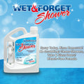 Wet & Forget Shower Cleaner Spray Multi-Surface Weekly Application Requires No Scrubbing, Bleach-Free Formula, Ready to Use, Fresh Scent, 3 Months