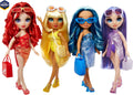 Rainbow High Swim & Style Sunny - Yellow 11" Blonde Fashion Doll with Shimmery Wrap to Style 10+ Ways, Swimsuit, Sandals, Fun Play Accessories,