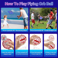 Flying Orb Ball Toy - 2024 Upgraded Magic Flying Orb Toy with LED Light 360Â°Rotating, Boomerang Flying Ball Toys Indoor Outdoor Fun Games, for