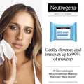 Neutrogena Fragrance-Free Makeup Remover Wipes, Daily Facial Cleanser Towelettes, Gently Removes Oil & Makeup, Alcohol-Free Makeup Wipes, 25 Ct