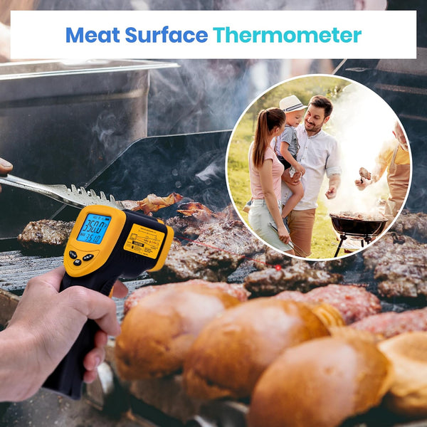 Etekcity Infrared Thermometer Laser Temperature Gun 774, Meat Food Candy Oven Thermometer for Griddle Accessories, Heat Gun for Cooking