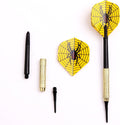 Maxmau Soft Tip Darts for Electronic Dartboard Plastic Point Dart with Standard Dart Flights 18 Darts