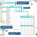 2025-2026 Planner - Academic Planner 2025-2026, July 2025 - June 2026, Weekly & Monthly Planner, 6.4" X 8.5", Colorful Tabs, Back Pocket,