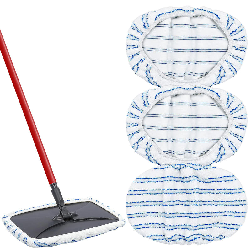 Mop Pads Replacement for O-Cedar Hardwood Floor 'N More Microfiber Mop, 3 Pack Mop Refills for Ocedar Hardwood Floor 'N More Microfiber Mop, 15 X