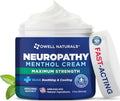 OWELL NATURALS Neuropathy Cream Extra Strength Nerve Relief Cream for Foot, Hands, Legs, Toes with Arnica, Vitamin B6, Aloe Vera, MSM - Made in USA