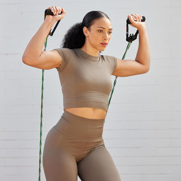 SPRI Braided Xertube Resistance Bands â Premium Exercise Band for Men & Women â Workout Equipment for Home Gym Fitness Training â Comfort
