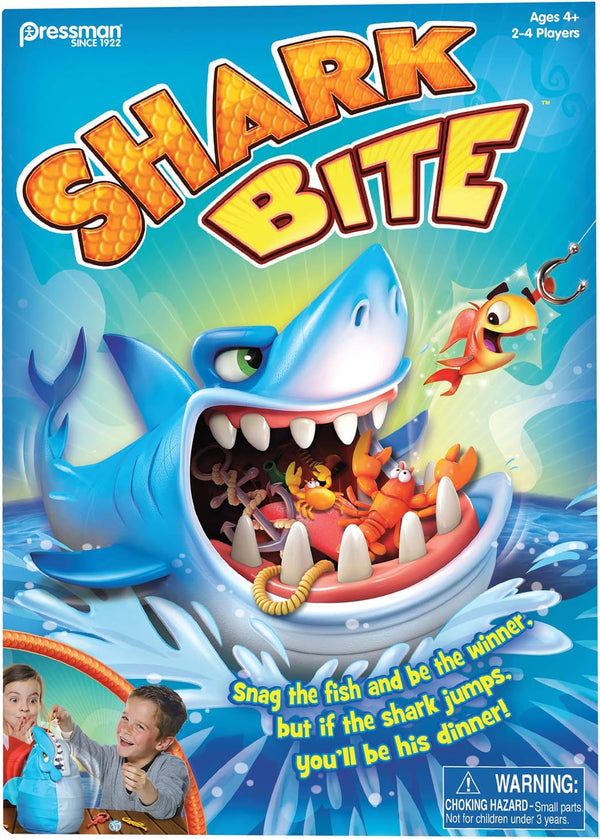 Shark Bite -- Roll the Die and Fish for Colorful Sea Creatures before the Shark Bites Game! by Pressman Blue Sky, 5