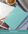 Lamare Habit Tracker Calendar and Food Journal for Women â Goal Setting, Wellness Planner, Meal Planner, Fitness Tracker, Weight Loss Journal,