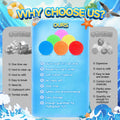 60 Pcs Reusable Water Balls, Reusable Water Balloons for Outdoor Toys and Games, Water Toys for Kids and Adults Boys and Girls - Summer Balls for