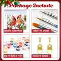 Hkejoi Christmas Paint by Numbers Kit for Adults - Cardinal Paint by Number for Beginners, Art Supplies for Gift, Home Wall Decor 16''W X 20''L