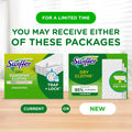 Swiffer Sweep + Mop, Dry Pads Refill, Floor Cleaner for Dirt, Dust, Hair, Cleaning Cloths for Mopping Home, Bathroom, Kitchen, Dust Mop, Floor