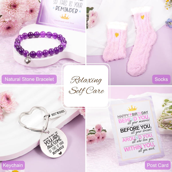 Gifts for Women, Birthday Gifts for Women, Happy Birthday Gifts Basket, Gift Set for Best Friends Female Sister Mom Wife Her Girlfriend Coworker