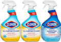 Clorox Disinfecting Multi-Purpose Cleaner Starter Kit, Household Essentials, One Reusable Spray Bottle plus 2 Refills