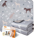 Mozin Washable Pee Pads for Dogs, 2 Pack Super Absorbent Dog Training Pads Leakproof Non-Slip Reusable Puppy Pads, Waterproof Whelping Pad for