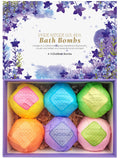 Bath Bombs Gift Set - Ultra Bubble XXL Fizzies (6 X 4.1 Oz) with Natural Dead Sea Salt Cocoa and Shea Essential Oils, the Best Birthday Gift Idea
