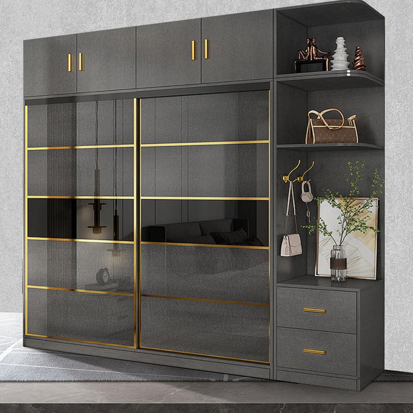Glossy Gold Peel and Stick PVC Molding Trim, Flexible DIY Wall Accent Strip for Mirror Frame, Cabinet, Edges & Borders and Tiles (394''L X 0.8''W)